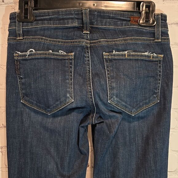 Paige Straight Raw Hem Jeans Size 25 - Picture 7 of 10